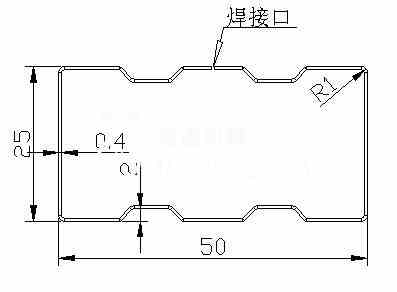 货架设备成型截面图